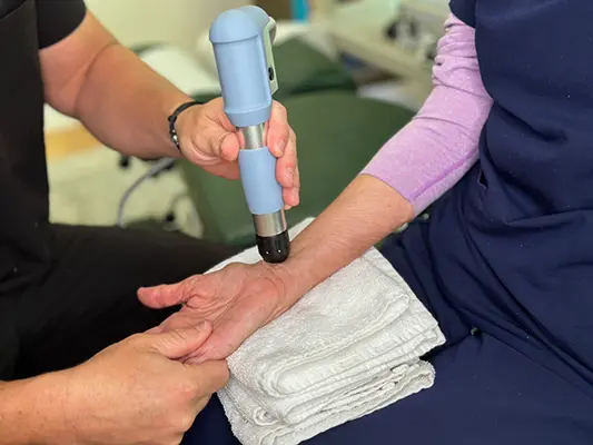 Chiropractic Palm Beach Gardens FL Shockwave Therapy Wrist